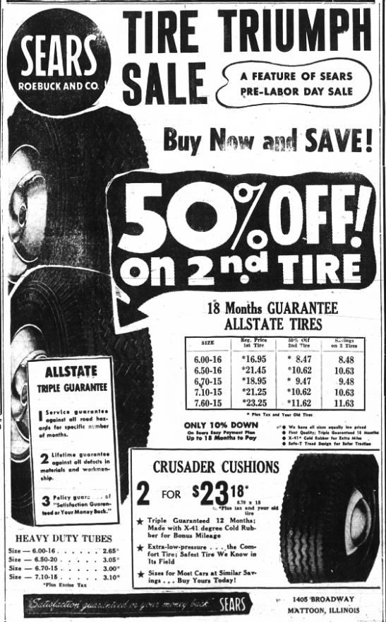 Tire Triumph Sale